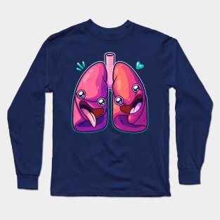 Happy Lungs Long Sleeve T-Shirt